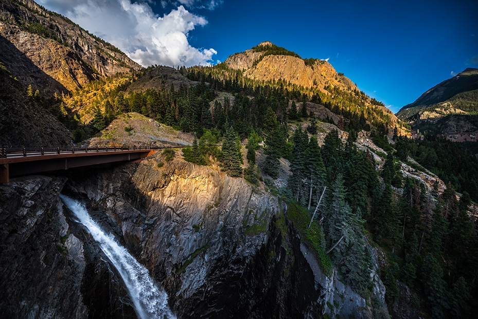 Your group will love the beautiful scenery including bear creek falls along Highway 550, the Million Dollar Highway, in Colorado. | GroupTools